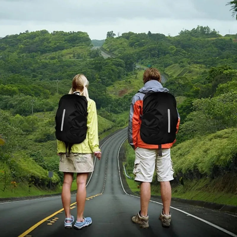 Reflective Waterproof Backpack Cover – Rain & Safety
