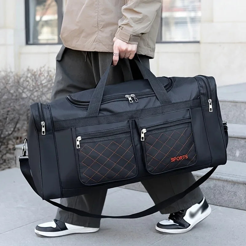 Large Capacity Travel Duffel Bag | Multi-Pocket Sports & Weekend Bag