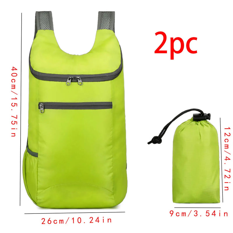 Foldable Waterproof Travel Backpack – Large Capacity