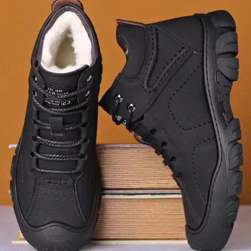 Men's Waterproof Non-Slip Lace-Up Boot