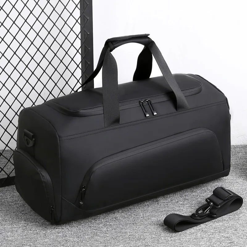 Large Sports Duffel Bag – Multi-Compartment & Separate Shoe Storage