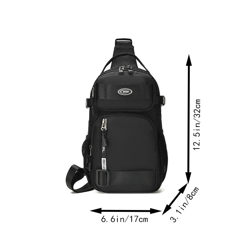 Men's Lightweight Crossbody Bag – Large Capacity
