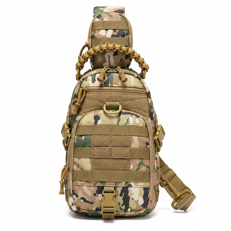 Tactical MOLLE Chest Bag – Outdoor EDC Sling Pack