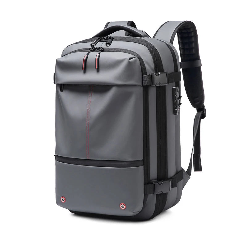 17" Expandable Travel Backpack for Men – Large Capacity Laptop & Business Backpack