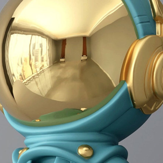 Escultura Criativa Astronauta Moderno Conceito 