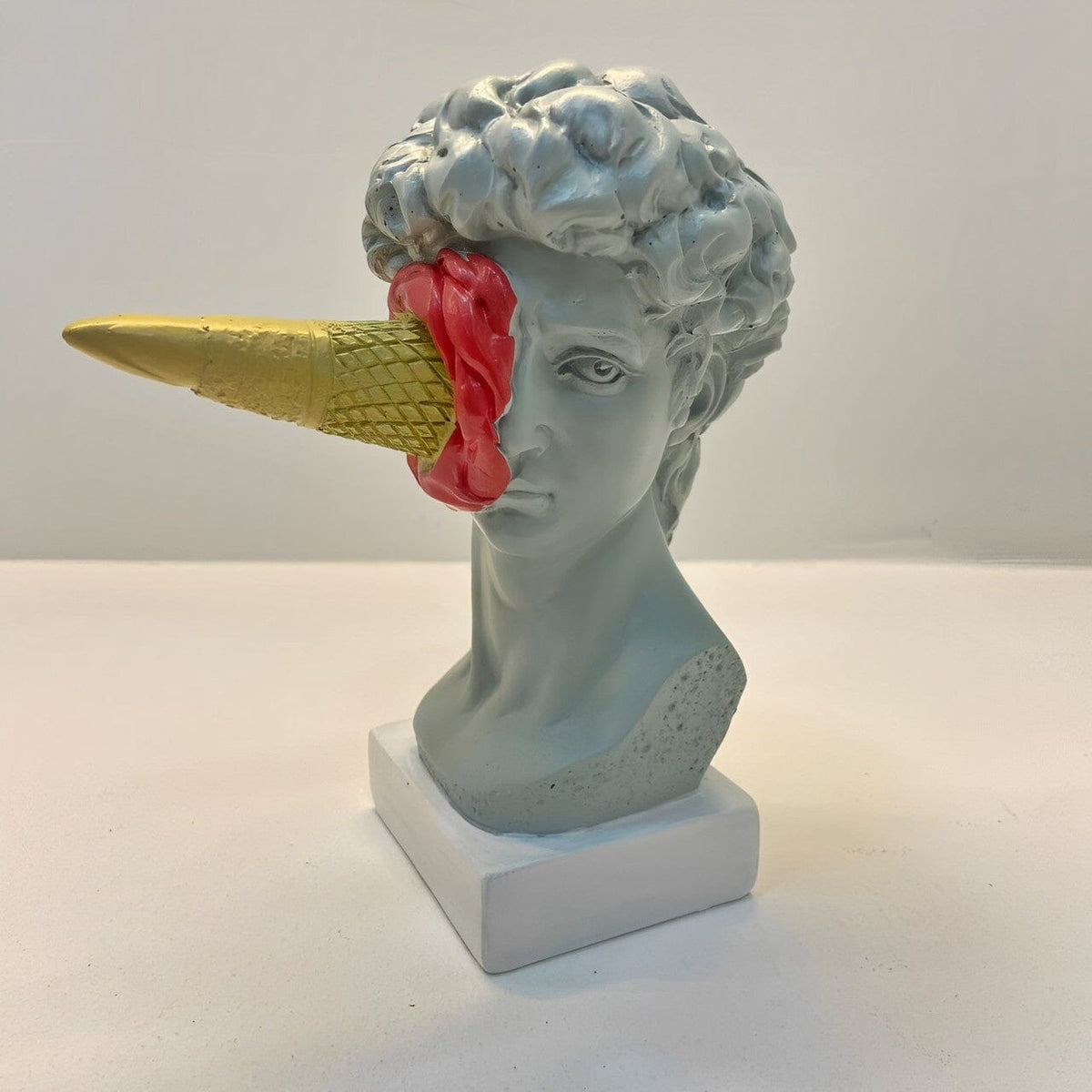 Escultura Criativa Grega de David por Michelangelo Resina - 0009 Conceito 