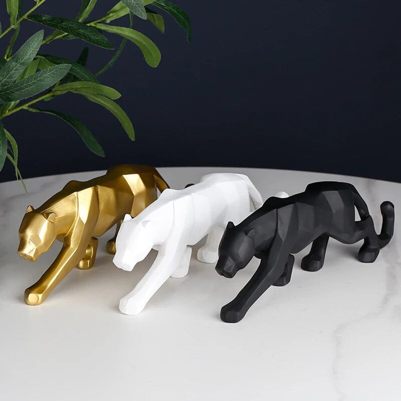 Abstract Panther Sculpture