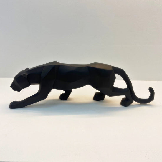 Escultura Pantera Abstrata Resina - 0032 Conceito 