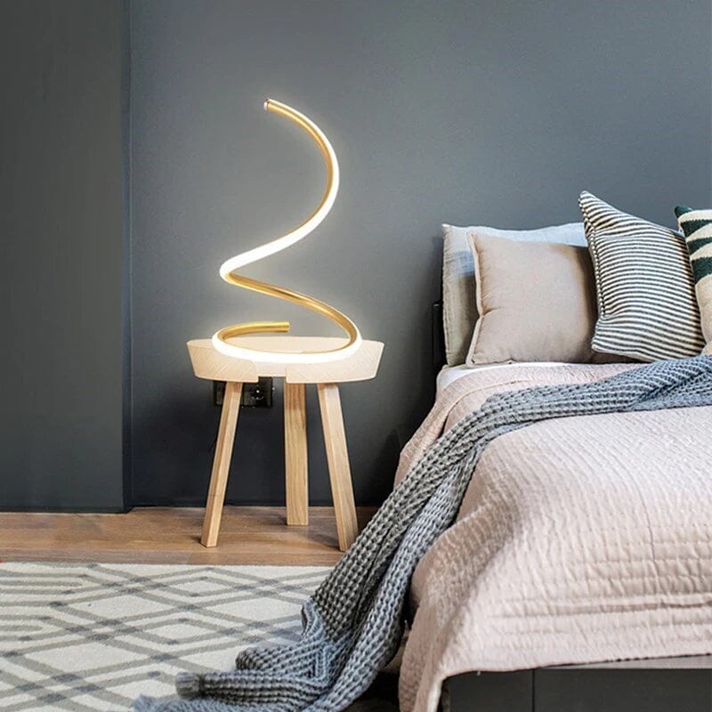 Infinity Spiral LED Table Lamp