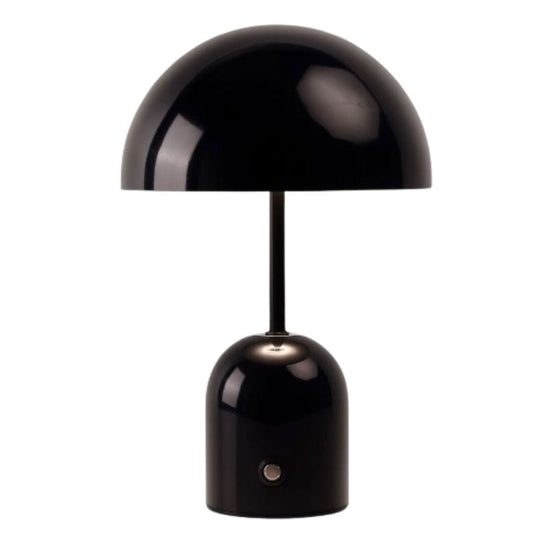 Luminária Abajur de Mesa Bell Lumine Touch 30cm Abajur - 0074 Conceito Preto 