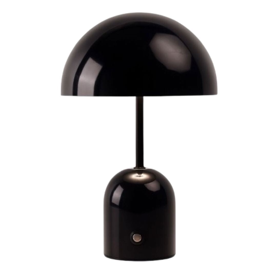 Luminária Abajur de Mesa Bell Lumine Touch 30cm Abajur - 0074 Conceito Preto 