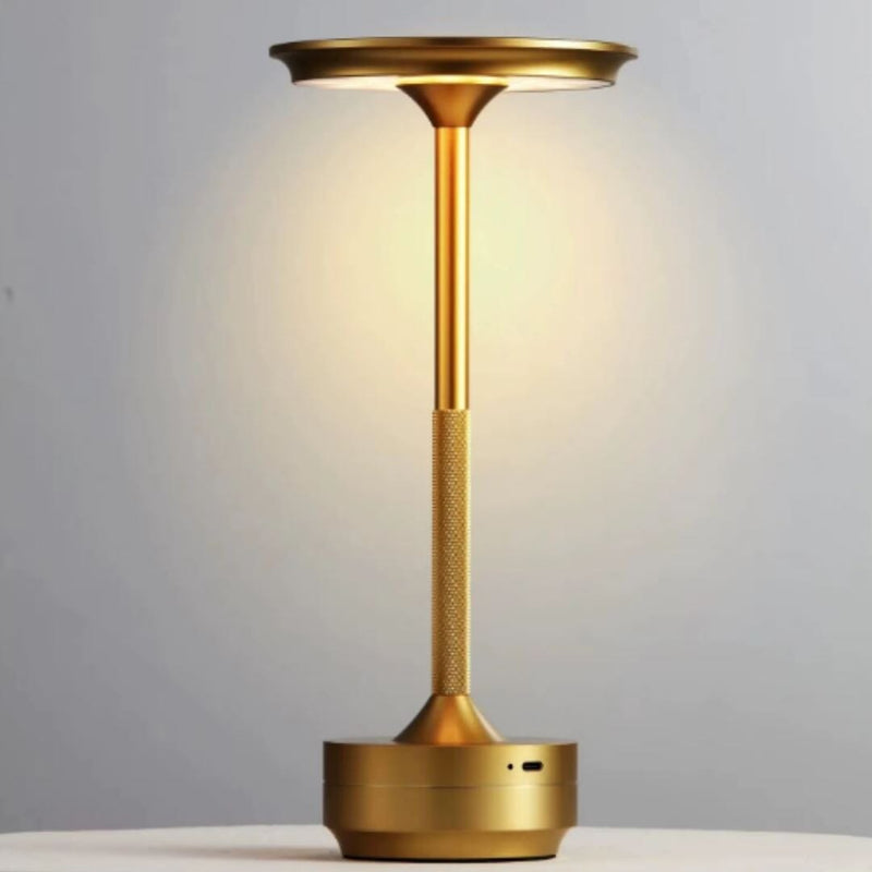 Luminária Abajur de Mesa Candeeiro Touch Essenza Recarregável USB Abajur - 0062 Conceito 