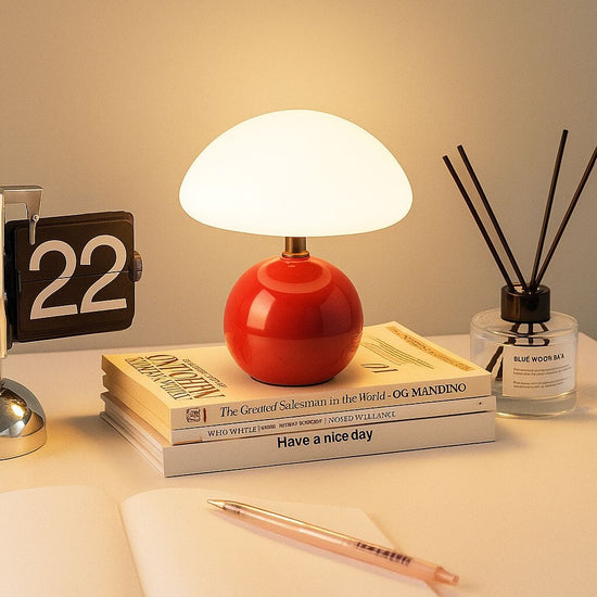 Luminária Abajur de Mesa Cogumelo Abajur - 0026 Conceito 