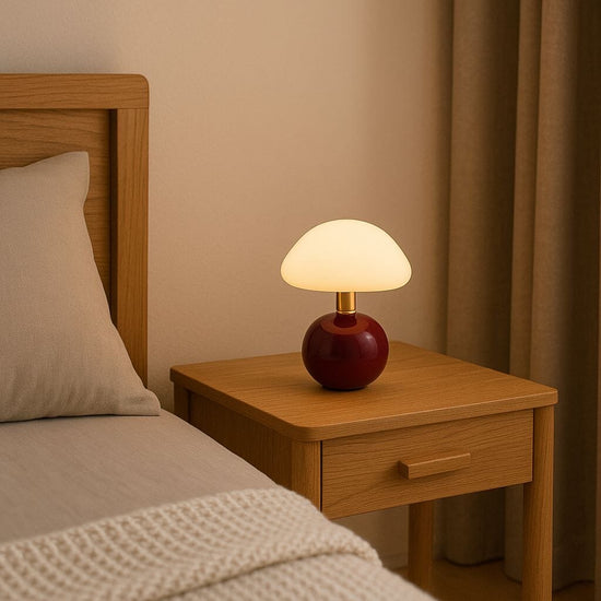 Luminária Abajur de Mesa Cogumelo Abajur - 0026 Conceito 