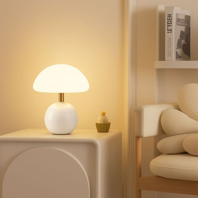 Luminária Abajur de Mesa Cogumelo Abajur - 0026 Conceito 