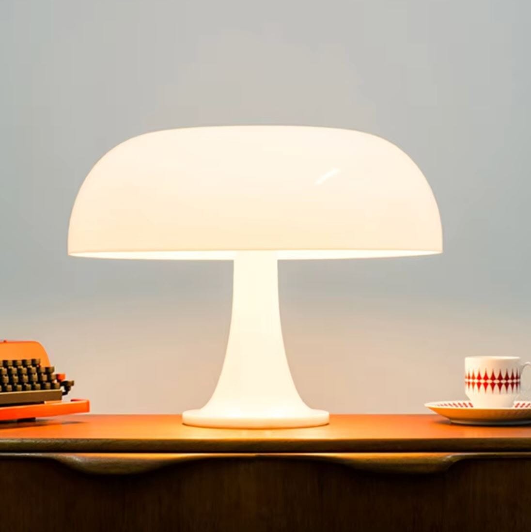 Luminária Abajur de Mesa Cogumelo Led com Níveis de Intensidade Abajur - 0065 Conceito 