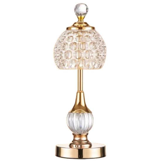 Luminária Abajur de Mesa Cristal Vintage Royale 35cm Conceito 