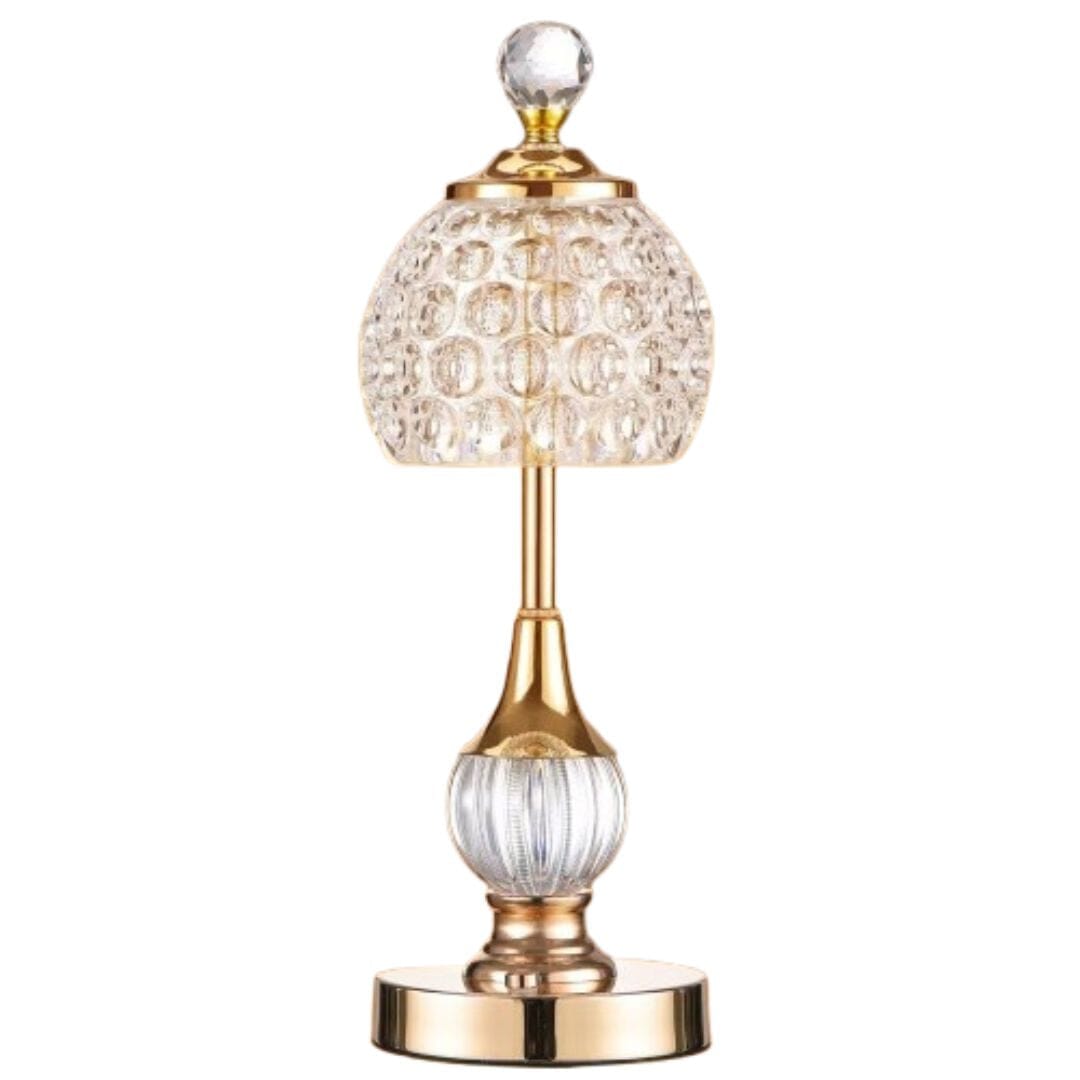 Luminária Abajur de Mesa Cristal Vintage Royale 35cm Conceito 