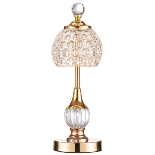 Luminária Abajur de Mesa Cristal Vintage Royale 35cm Conceito 