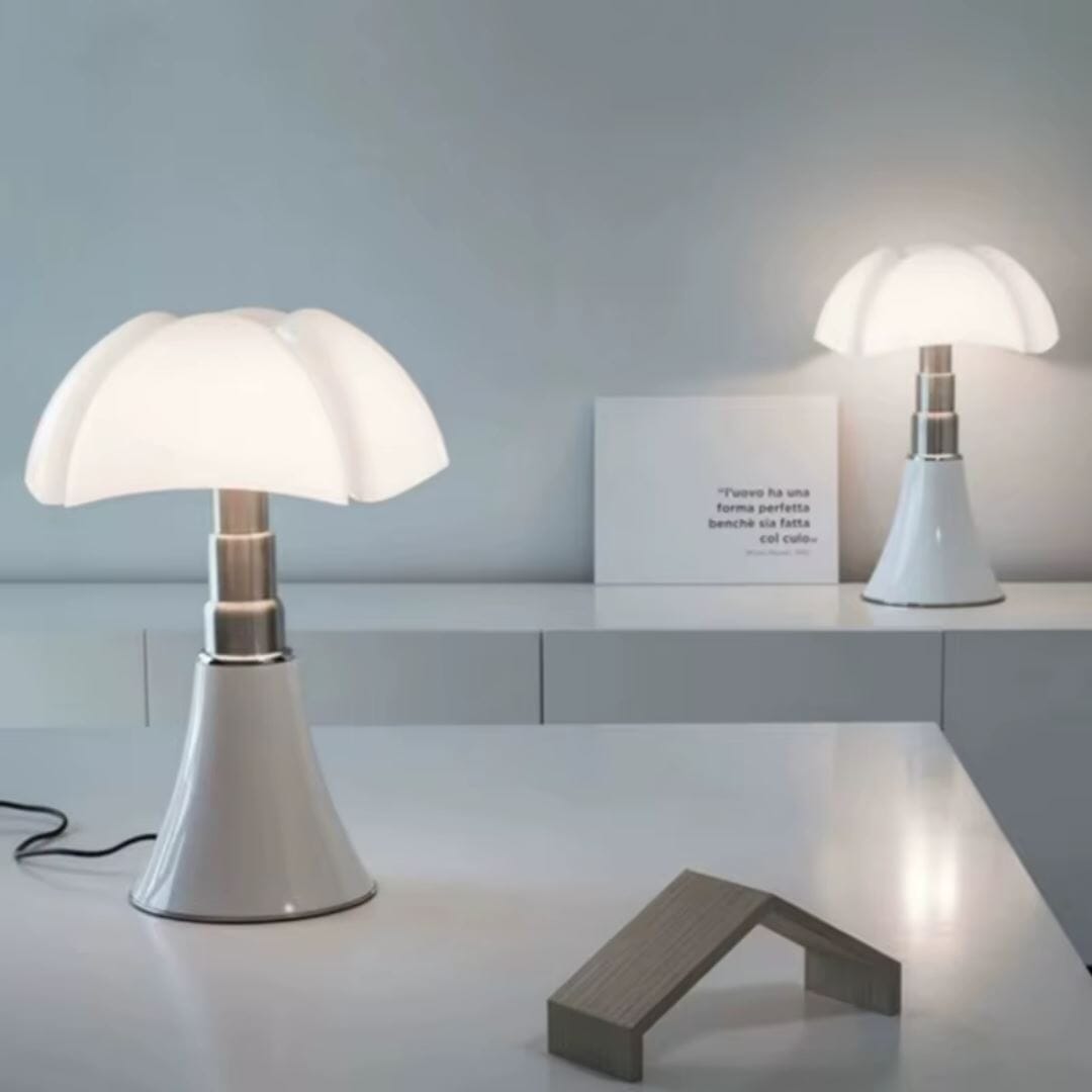 Luminária Abajur de Mesa Cúpula em Pétalas 33cm Abajur - 0058 YuDome 