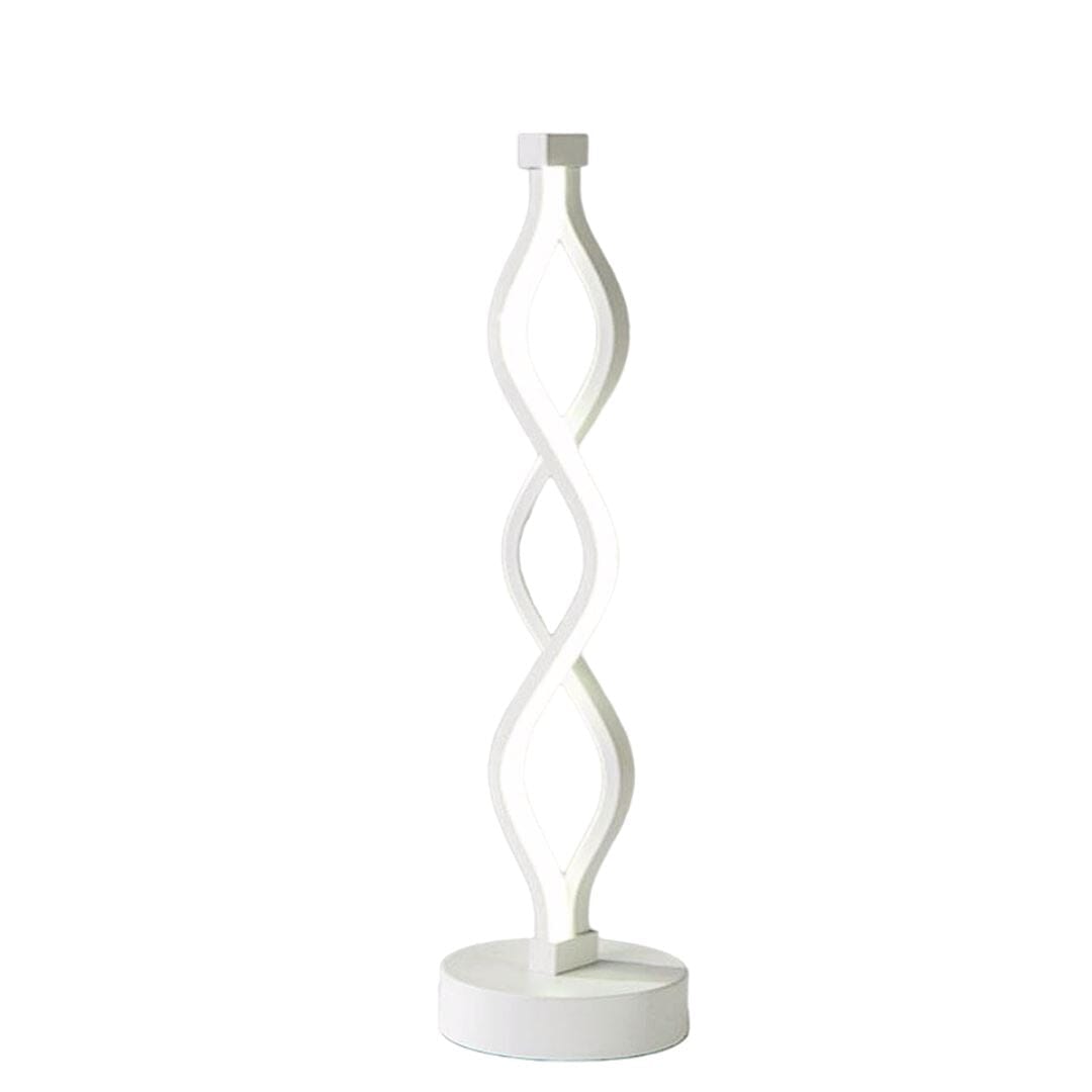 Luminária Abajur de Mesa Espiral Dupla Abajur - 0008 Conceito 