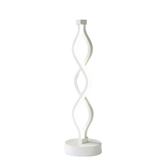 Luminária Abajur de Mesa Espiral Dupla Abajur - 0008 Conceito 