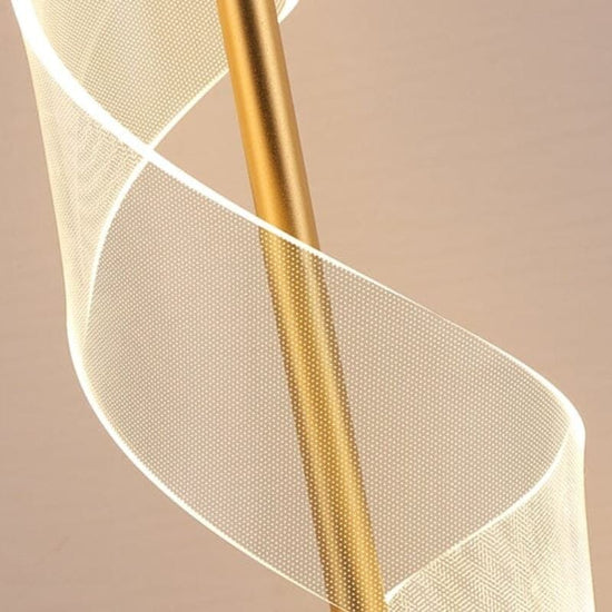 Luminária Abajur de Mesa Touch em Espiral Acrílico Abajur - 0014 Conceito 