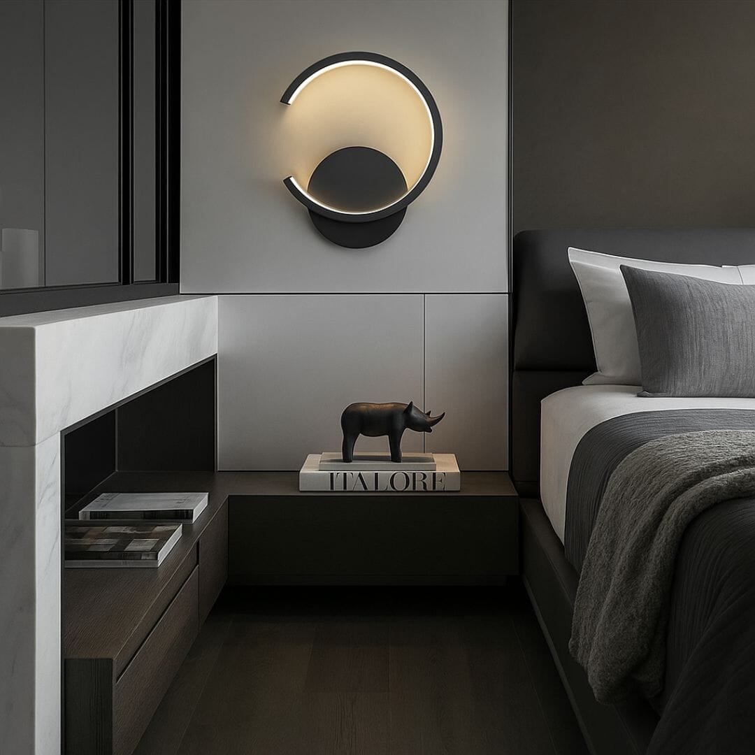 Luminária Arandela de Parede Eclipse Nordic em Led Arandela 0061 Conceito 