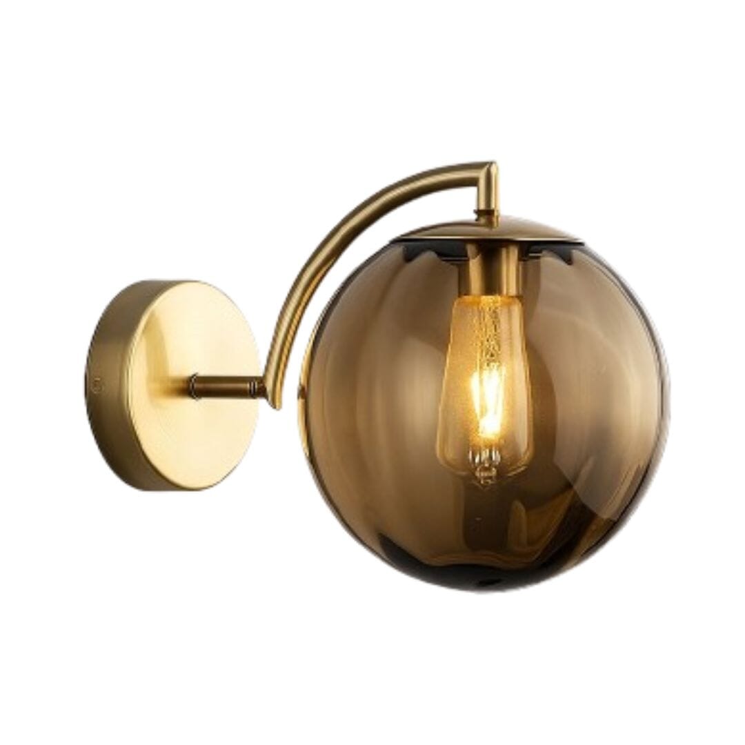 Luminária Arandela de Parede Elegance Orb Glass Arandela 0062 Conceito 