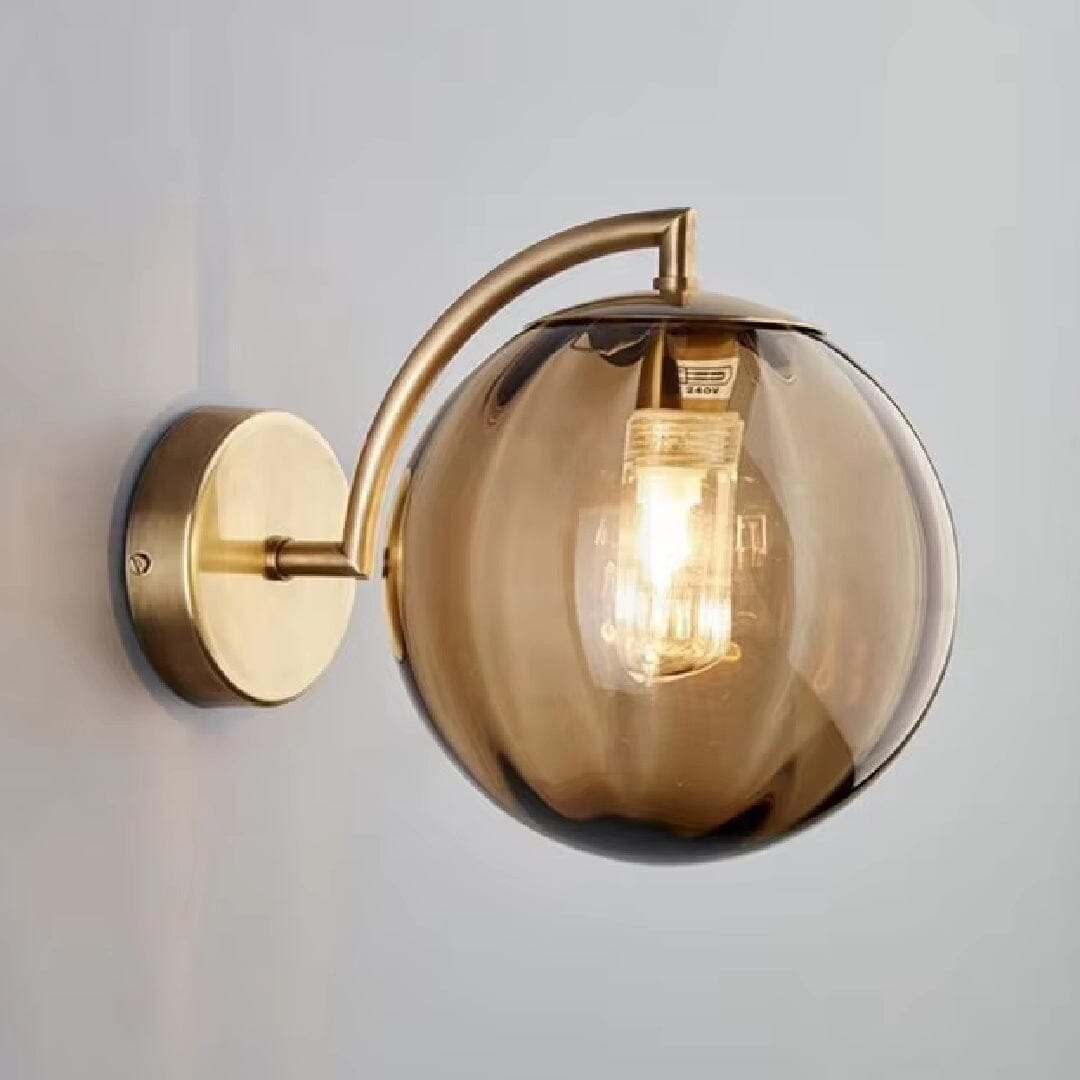 Luminária Arandela de Parede Elegance Orb Glass ### Conceito 