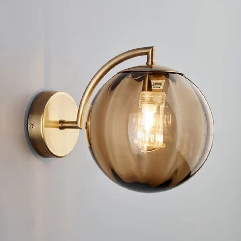Luminária Arandela de Parede Elegance Orb Glass ### Conceito 