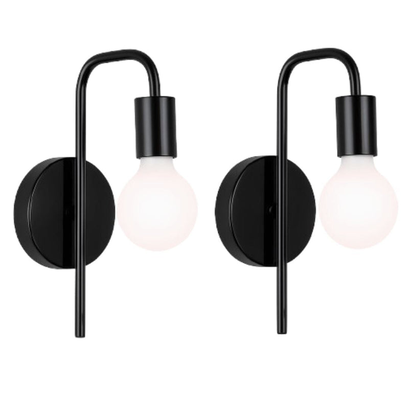 Luminária Arandela de Parede Urban Line (O Par) Conceito Preto 