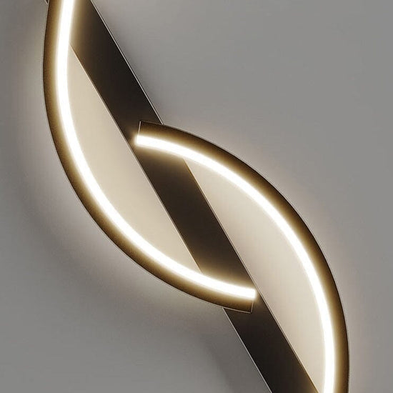 Luminária de Parede Onda Dupla luzes projeto-150 