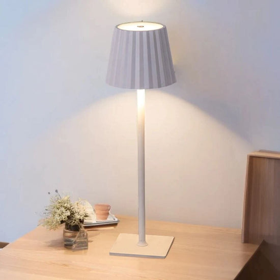 Luminária Móvel Touch de Mesa Aurora - Candeeiro e Abajur Earth 38cm Abajur - 0057 YuDome 