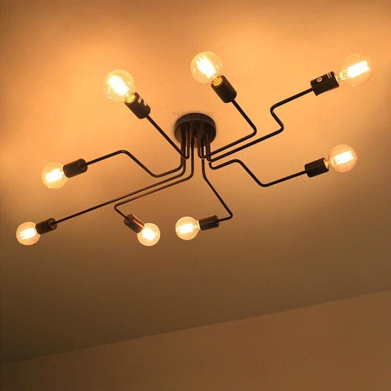 Lustre de Teto Spider (4, 6 e 8 Pontas) Conceito 