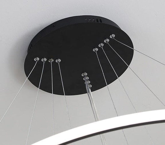 Lustre Pendente Circular Triplo em Led luzes projeto-150 