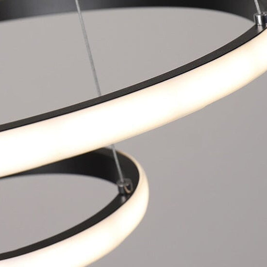 Lustre Pendente Circular Triplo em Led luzes projeto-150 