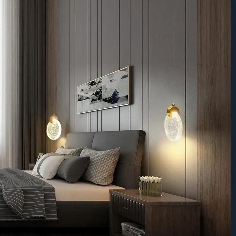 Luxury Crystal Circular LED Pendant Light