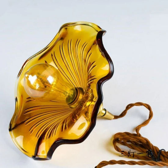 Lustre Pendente de Luxo Floral Vintage Retrô Pendente - 0044 YuDome 