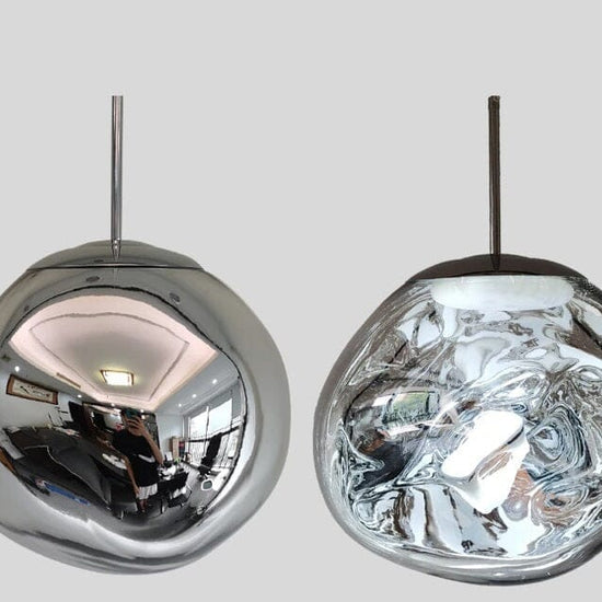 Lustre Pendente Luxuoso Lava Macaron Nórdico luzes Conceito Prata 15cm 