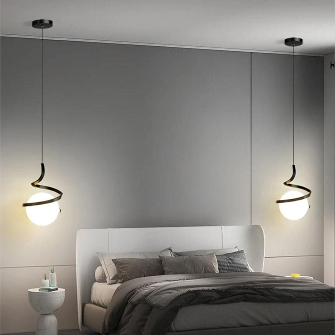 Orbit Spiral LED Pendant Light