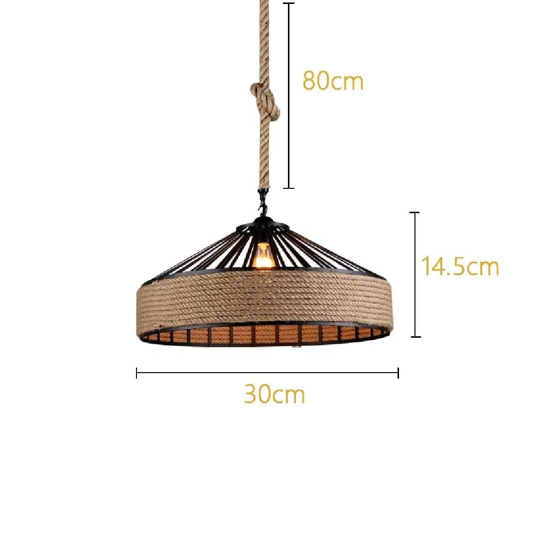 Nordic Rope Vintage Pendant Light