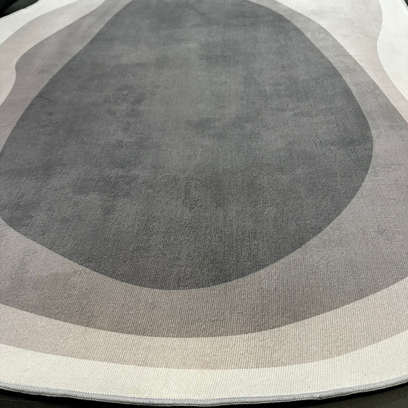 Tapete Decorativo Orgânico Abstrato Irregular para Sala - Dark Tapete - 0011 Conceito 